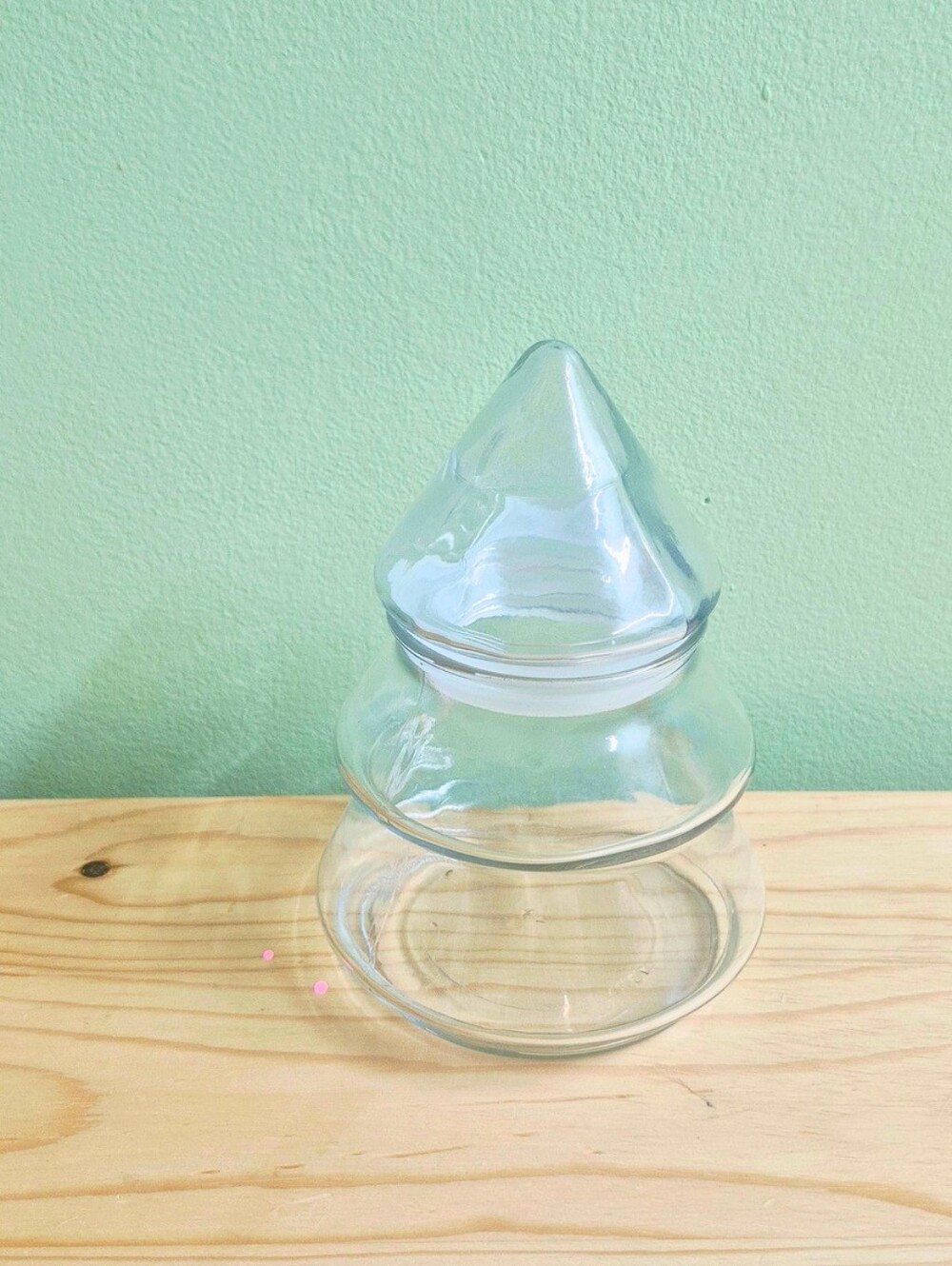 Vintage Anchor Hocking Christmas Tree Jar
